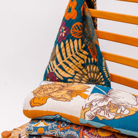 Luxury Beach Towel in Bright Retro Floral
