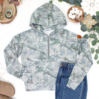 IN STOCK Shorter Halfzip Hoodie - Camo