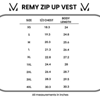IN STOCK Remy Zip Up Vest - Black