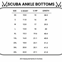 IN STOCK Scuba Ankle Bottoms- Black