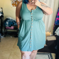 Magic Sleeveless Slit Dress