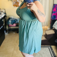 Magic Button Down Mini Dress