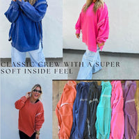 Classic comfort crew pullover