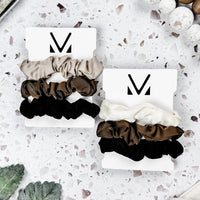 IN STOCK Satin Neutral Trio Scrunchies FINAL SALE