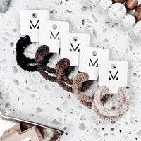 IN STOCK Fuzzy Duo Hair Tie Set FINAL SALE