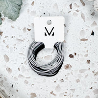 IN STOCK Black and Grey Hair Tie Sets FINAL SALE