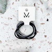 IN STOCK Black and Grey Hair Tie Sets FINAL SALE
