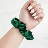 IN STOCK Velvet Scrunchie - Green