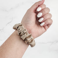 IN STOCK Satin Neutral Trio Scrunchies FINAL SALE