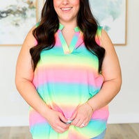 Lizzy Tank Top in Sherbet Haze
