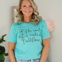 Her Soul Is Made Of Wildflower Tee