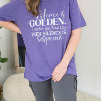 Silence Is Golden Tee