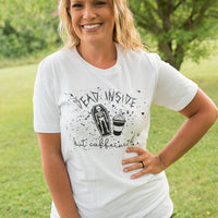 Dead Inside but Caffeinated Graphic Tee