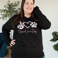 Peace Love Dogs Graphic Tee