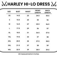 IN STOCK Harley High-Low Dress - Navy Citrus FINAL SALE
