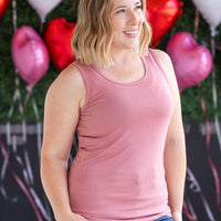 IN STOCK Ava Tank - Rose