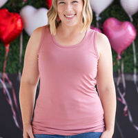 IN STOCK Ava Tank - Rose