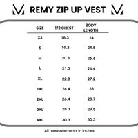 IN STOCK Remy Zip Up Vest - Shiny Black