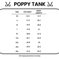 IN STOCK Poppy Tank - Blue Freedom Stars FINAL SALE