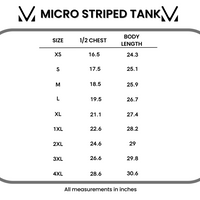 IN STOCK Micro Striped Tank - Red FINAL SALE