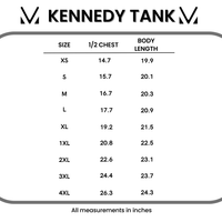 IN STOCK Kennedy Tank - Striped Red, White, and Micro Blue Stars FINAL SALE