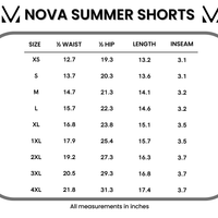 IN STOCK Nova Summer Shorts - Aqua Palm