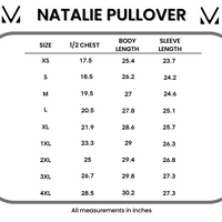 IN STOCK Natalie Pullover - Burgundy Bloom and Plum FINAL SALE