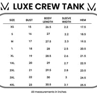 IN STOCK Luxe Crew Tank - Papaya FINAL SALE