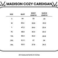 IN STOCK Madison Cozy Cardigan - Dusty Rose