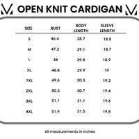 IN STOCK Open Knit Cardigan - Purple