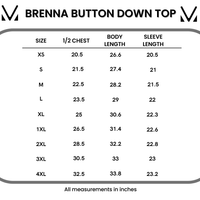 IN STOCK Brenna Button Down Top - Grey