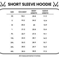 IN STOCK Short Sleeve Hoodie - Neon Palm Trees