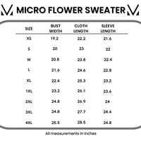 IN STOCK Micro Flower Sweater - Ivory