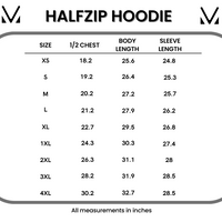 IN STOCK HalfZip Hoodie - Sapphire Floral