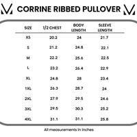 IN STOCK Corrine Ribbed Pullover Top - Rose FINAL SALE