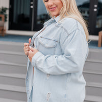 My Walkman Denim Shacket