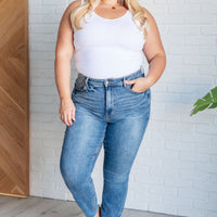 Nicole Tummy Control Skinny Jeans in Vintage Wash