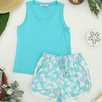 IN STOCK Noelle Tank - Aqua