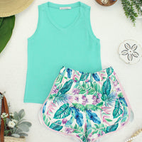 IN STOCK Noelle Tank - Turquoise