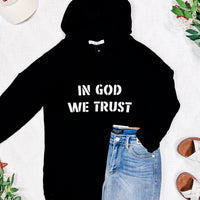 IN STOCK Corrine Embroidered Hoodie - In God We Trust