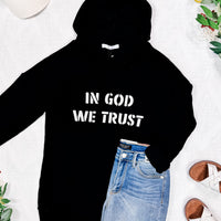 IN STOCK Corrine Embroidered Hoodie - In God We Trust