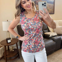 IN STOCK Ava Tank - Bright Floral