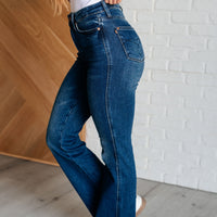 Santana High Rise Control Top Bootcut Jeans (Short Inseam)