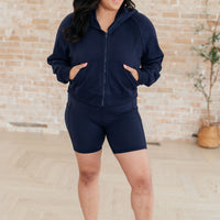 Sun or Shade Zip Up Jacket in Navy