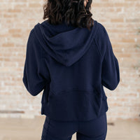 Sun or Shade Zip Up Jacket in Navy
