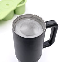 Frosty Filled 40oz Tumbler Ice Molds in Cafe
