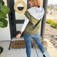 PREORDER: Cheyenne Hooded Puffer Vest in Two Colors