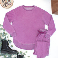 IN STOCK Vintage Wash Joggers - Purple
