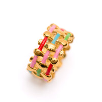 Woven in Color Ring