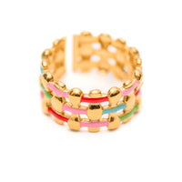 Woven in Color Ring